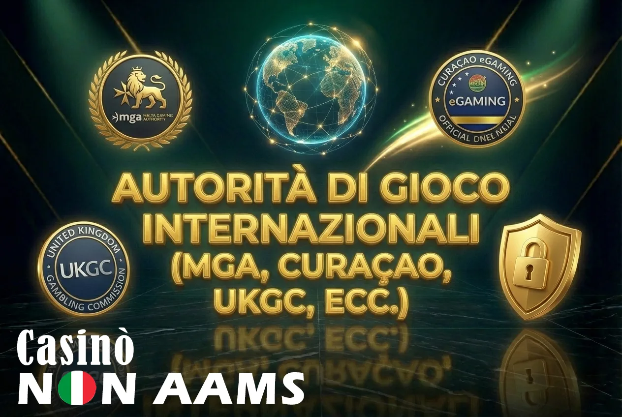Licenze ufficiali rilasciate dai principali organismi di regolamentazione mondiali