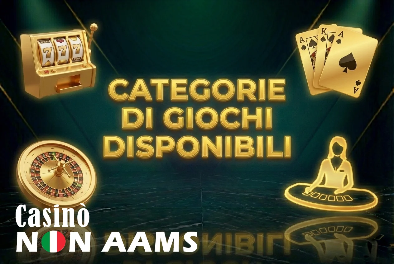 Categorie di giochi disponibili