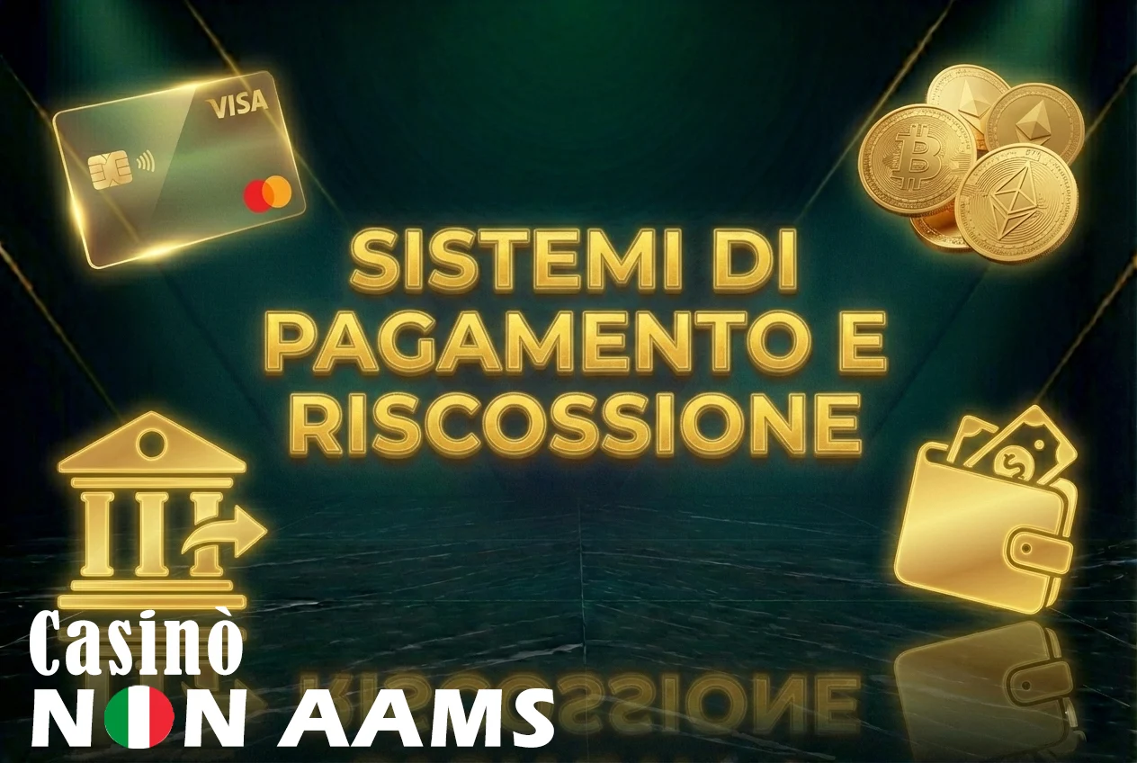 Metodi di pagamento e prelievo nei casinò non AAMS