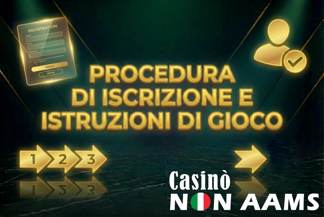 Procedura di registrazione e guida al gioco